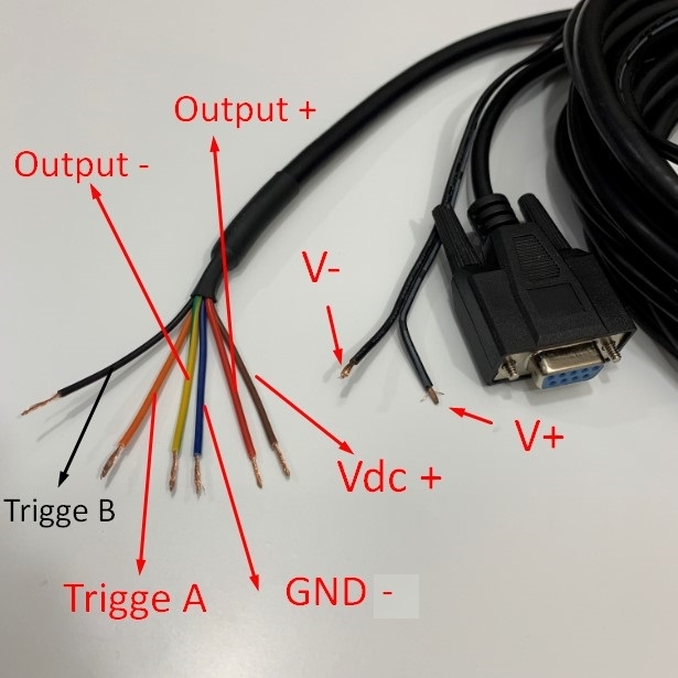 Cáp Máy Quét Mã Vạch RS232 Replace T Serial Cable with Trigger Output For Datalogic Matrix210N 300N DS2100N Dài 3M