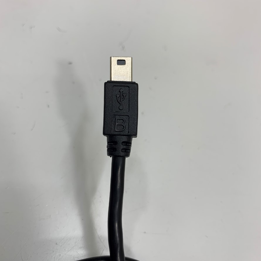 Cáp Lập Trình BMXXCAUSBH018 Dài 3M 9.84ft USB Data Transfer Shielded Cable Mini USB 5 Pin to USB For Schneider HMI HMIGXU Series, PLC Modicon M340 Interface Download Computer