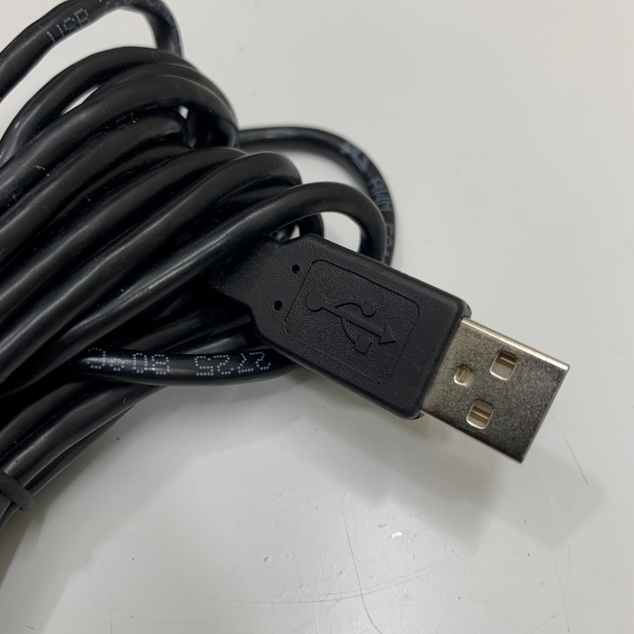 Cáp Lập Trình BMXXCAUSBH018 Dài 3M 9.84ft USB Data Transfer Shielded Cable Mini USB 5 Pin to USB For Schneider HMI HMIGXU Series, PLC Modicon M340 Interface Download Computer