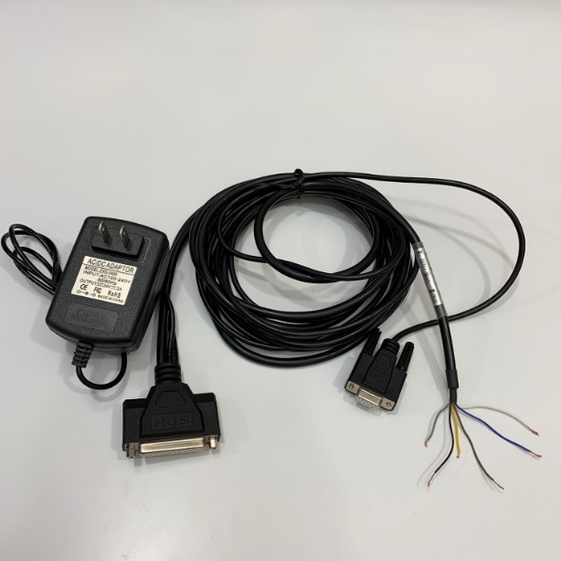 Bộ Cáp Và Sạc Máy Quét Mã Vạch RS232 Replace T Serial Cable with Trigger Output For Datalogic Matrix210N 300N DS2100N Dài 2.5M