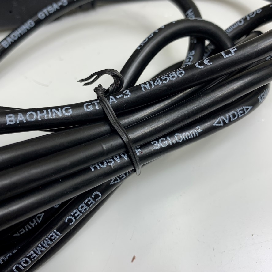 Dây Nguồn AC Power Cord A&D Moisture Analyzers Balances Europe Schuko CEE7/7 Plug to IEC C13 10A 250V 18AWG H05VV-F 3x1.0mm² Cable Black OD 7.0mm Dài 2.5M 8.4ft