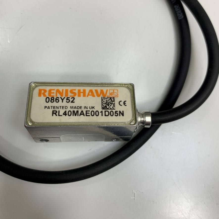 Bộ Mã Hóa Tuyến Tính Đầu Đọc Renishaw 086Y52 RL40MAE001D05N Cable D-Sub 15Pin Male Dài 0.5M Hàng Original Theo Thiết Bị Đã Qua Sử Dụng