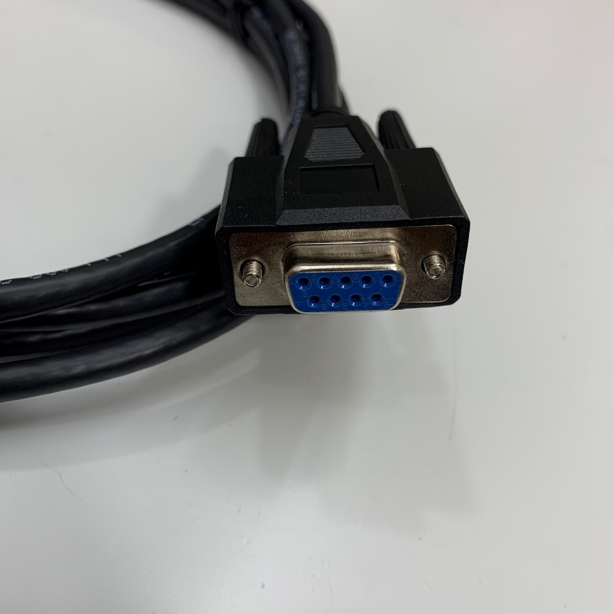 Cáp Điều Khiển Dài 3M 10ft Mitsubishi PLC Melsec FX Series With HMI Weintek MT8072iP Series Programming Cable RS-422 Connector MD8M to DB9 Female Cable Shielded Molex E116273 28AWG 80°C