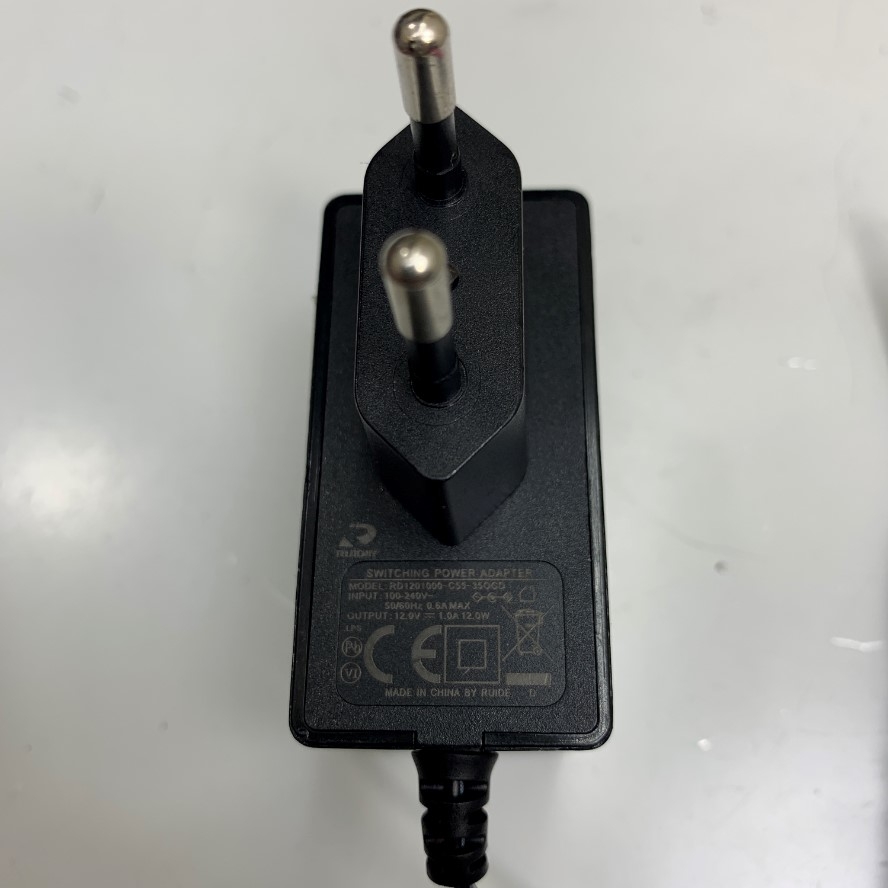 Adapter 12V 1A RUIDE Connector Size 5.5mm x 2.1mm For Cân Điện Tử Shimadzu Balance