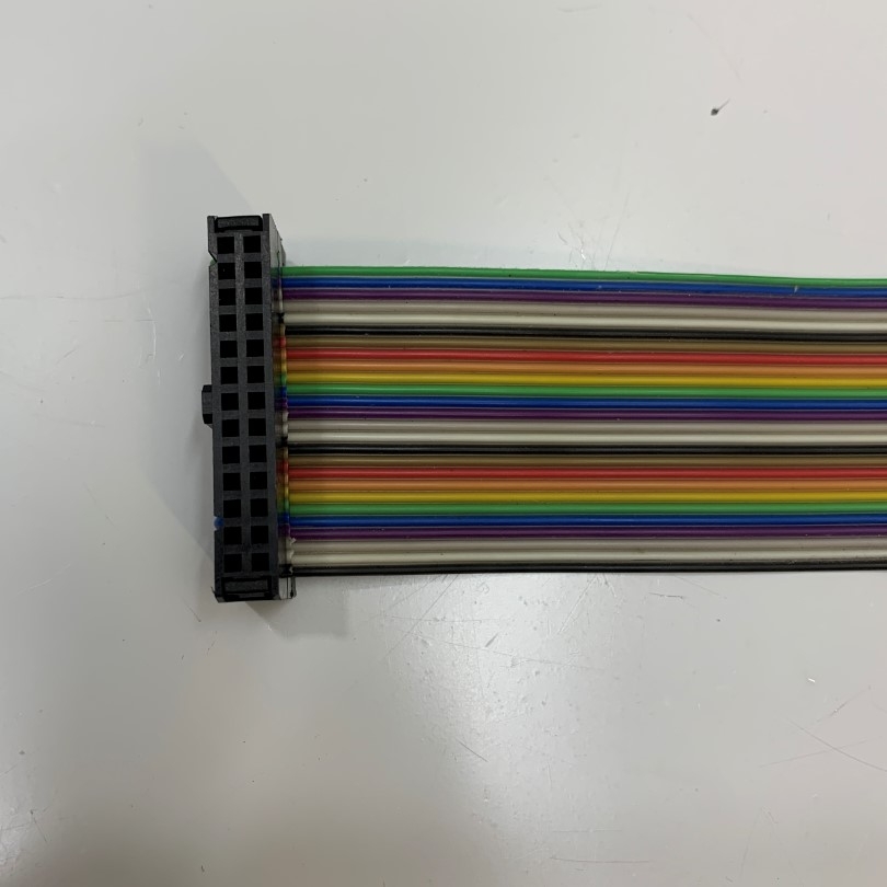 Cáp Điều Khiển Flat Ribbon Rainbow Cable IDC 26 Pin 2.54mm Dài 0.6M For Laser Marking Machine Borard to Board or Wire to Board Port Data Tranfer Connection