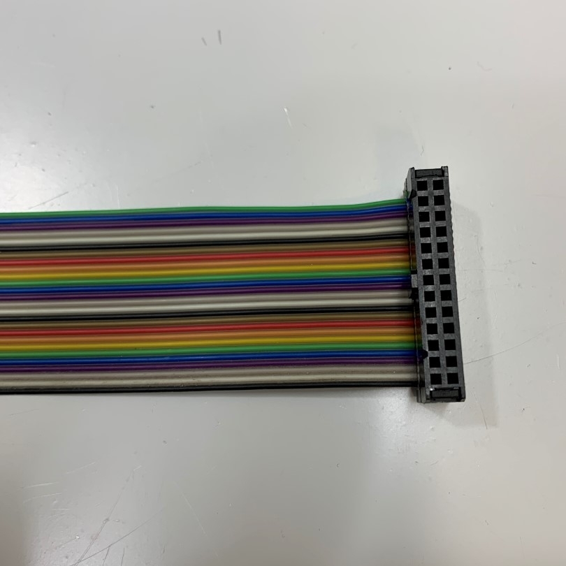 Cáp Điều Khiển Flat Ribbon Rainbow Cable IDC 26 Pin 2.54mm Dài 0.6M For Laser Marking Machine Borard to Board or Wire to Board Port Data Tranfer Connection