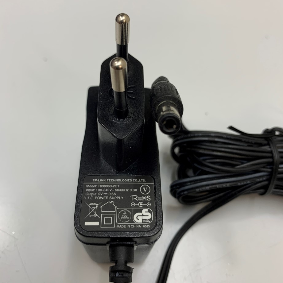 Adapter 9V 0.6A TP-LINK T090060-2C1 DC Jack Power Supply Dài 3M Connector Size 5.5mm x 2.1mm