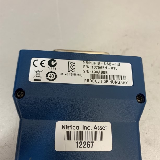 Cáp Chuyển NATIONAL INSTRUMENTS GPIB-USB-HS 187965H-01L INTERFACE ADAPTER CONTROLLER GPIB