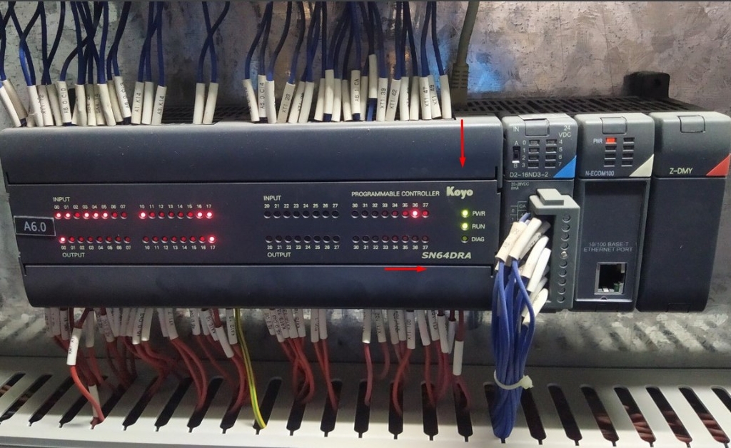 Cáp Lập Trình EA-2CBL Communication Cable RJ12 6 Pin to D-Sub 15 Pin Male 1.8M For KOYO HMI EA7E-TW7CL-C Với KOYO PLC SN-640DR-A3