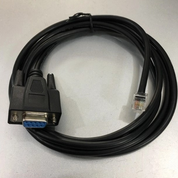 Cáp Kết Nối Communication RS232C Data Transfer Cable RJ12 6P6C to DB9 Female 6Ft Dài 1.8M For Máy Đếm Tiền LIKESYS LS-200F Supreme Two Pocket Banknote Với Computer