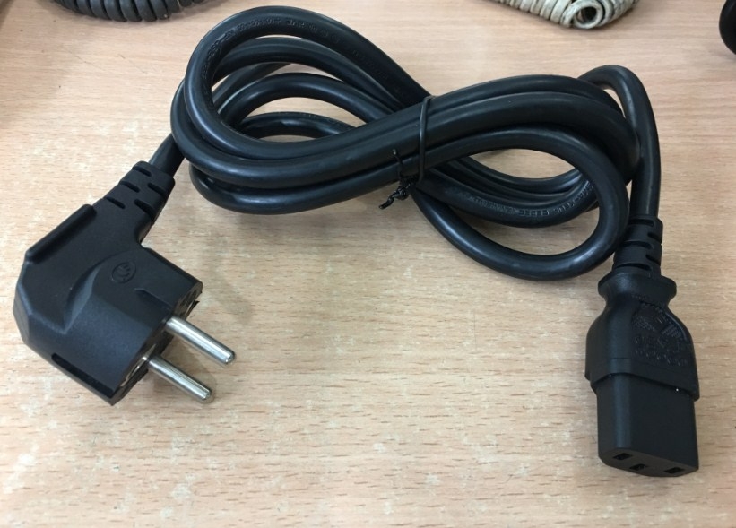 Dây Nguồn Máy Chủ IBM HP DELL LENOVO FUJITSU Server AC Power Cord Schuko CEE7 Euro Plug to IEC320 C13 LINETEK LP-33 LS-60 16A 10A 250V 18AWG 3x1.5mm Length 1.8M