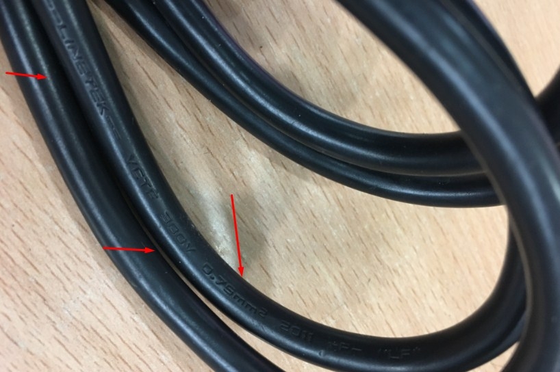 Dây Nguồn LINETEK LP-53 LS-13J NEMA 5-15P to C13 AC Power Cord 7A 125V 3x0.75mm 18AWG Length 1.8M