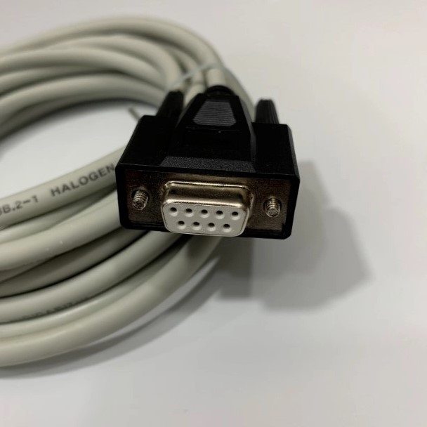 Cáp Lập Trình HMI Samkoon SK Series Với PLC Mitsubishi Melsec FXxn Series Terminal is MD8M Connection Cable RS422 Mini Din 8 Pin to DB9 Female Dài 5M Có Chống Nhiễu Shielded