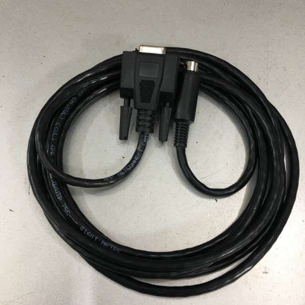 Cáp Điều Khiển Panasonic NAiS ANM81103 Cable RS232 Mini Din 8 Pin Male to DB9 Female 3M For Panasonic NAiS AX40 A100 Machine MICRO-IMAGECHECKER Với Máy Tính Control Systems & PLC