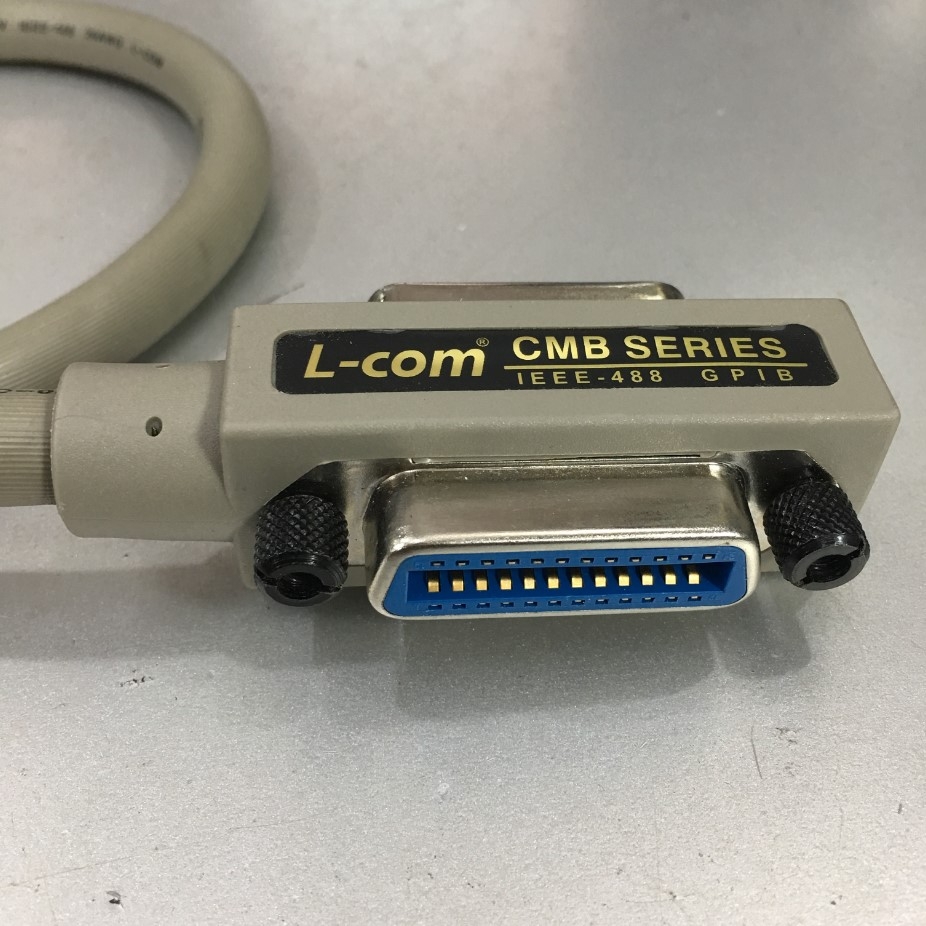 Cáp L-Com IEEE-488 GPIB 24 Pin Dài 0.5M For Máy Đo TTESCOM MTP200A Tester