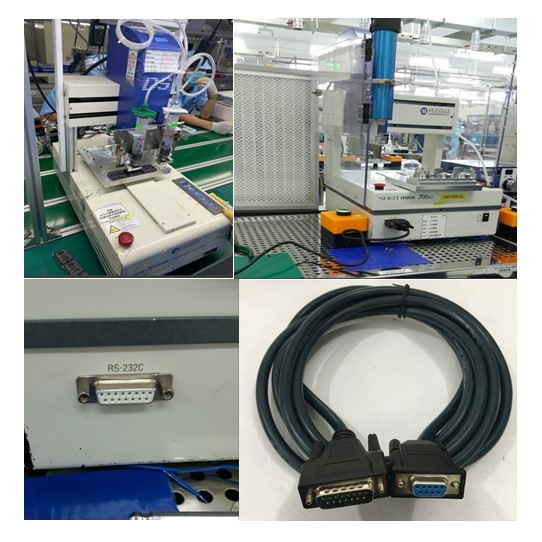 Cáp Kết Nối Điều Khiển Hệ Thống Robot Phun Keo Musashi 200S 200DS Handle Programmer Communication Cable TPC-11 TPC-03 TP-11 Communication Cable 3M