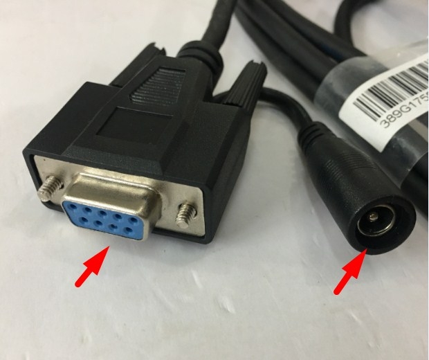 Cáp Máy Quét Symbol DS6878 Barcode Scanner CBA-R37-C09ZAR Cable RS232 to RJ50 10Pin Cable with DC Power Length 1.8M