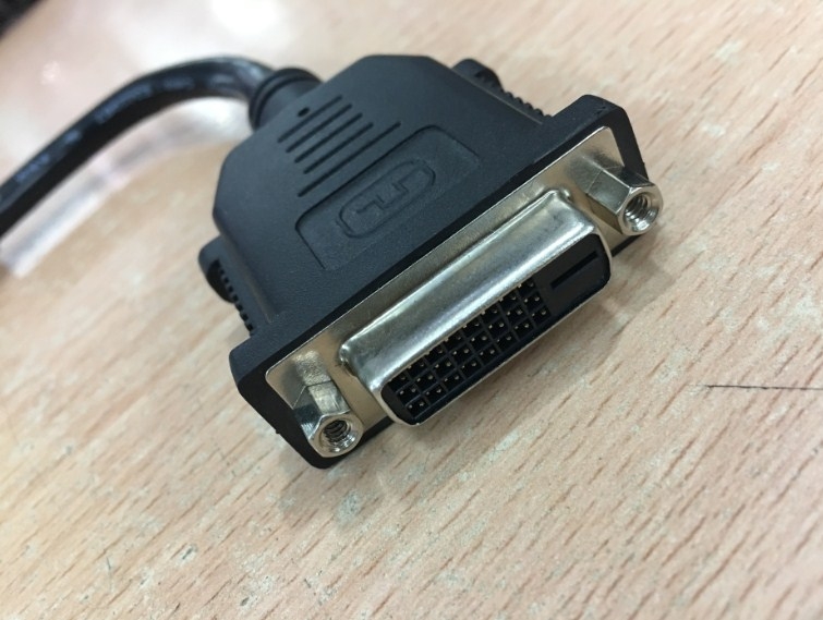 Cáp Chuyển Đổi Chính Hãng Original NVIDIA DisplayPort to DVI-D Adapter  1920 x 1200 CABLE PNY 030-0173-000 Length 20Cm