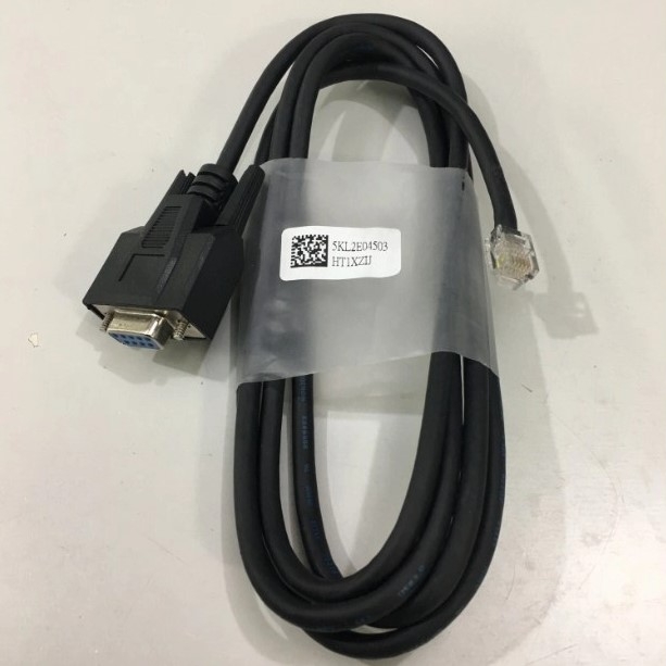 Cáp Lập Trình HMI Samkoon SK Series Với PLC Koyo SN Series Terminal is 6-pin Crystal Plug Cable RS232 RJ11/RJ12 6 Pin to DB9 Female Dài 1.8M Có Chống Nhiễu Shielded