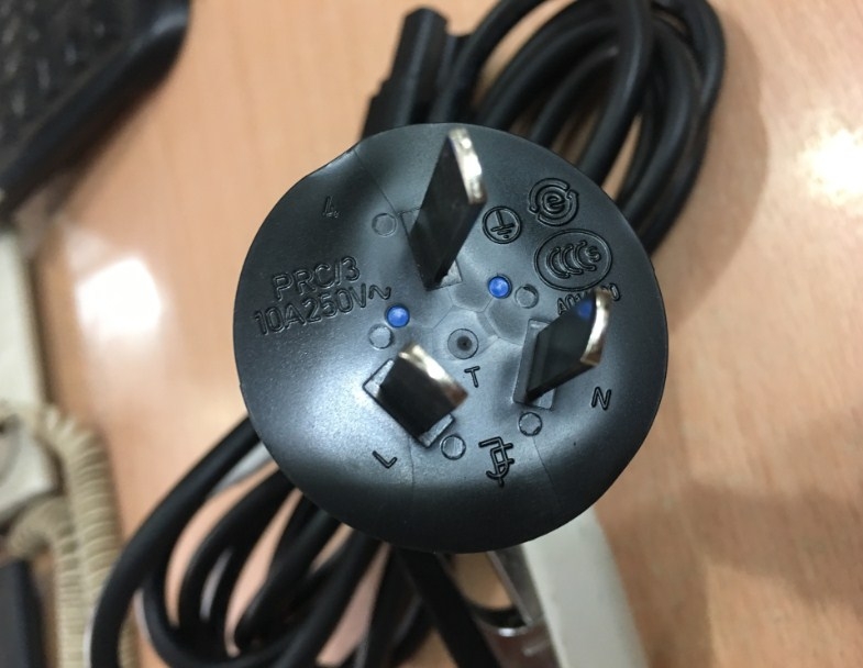 Dây Nguồn Chính Hãng 37-1157-01 PRC3 C15M Australia & China AC Power Cord AS3112 IEC60320 IEC C15 10A 250V 3X1.0mm Length 2.5M