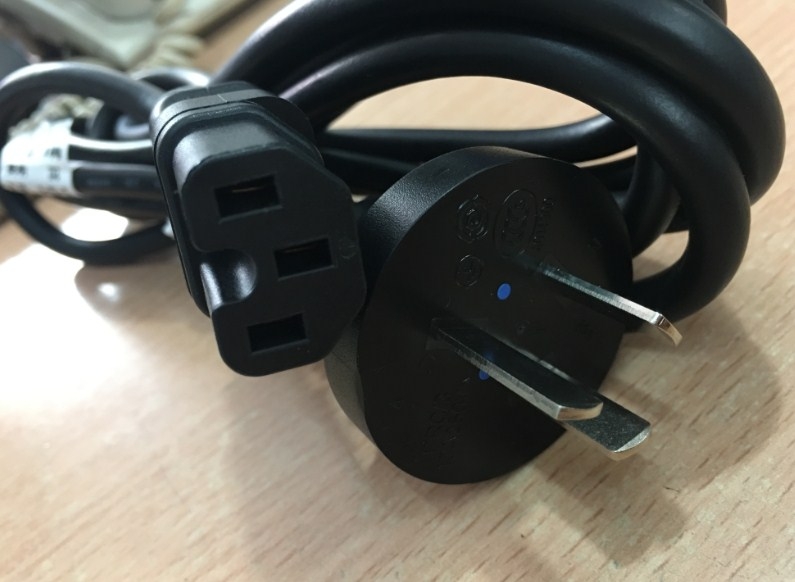 Dây Nguồn Chính Hãng 37-1157-01 PRC3 C15M Australia & China AC Power Cord AS3112 IEC60320 IEC C15 10A 250V 3X1.0mm Length 2.5M