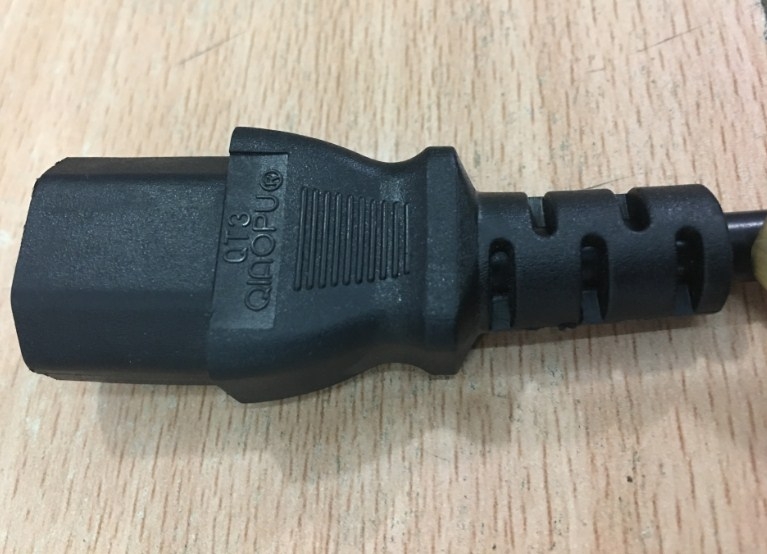 Dây Nguồn QIAOPU E232289 QP3 QT3 NEMA 5-15P to C13 AC Power Cord 10A 125V 3x0.824mm 18AWG Length 1.8M