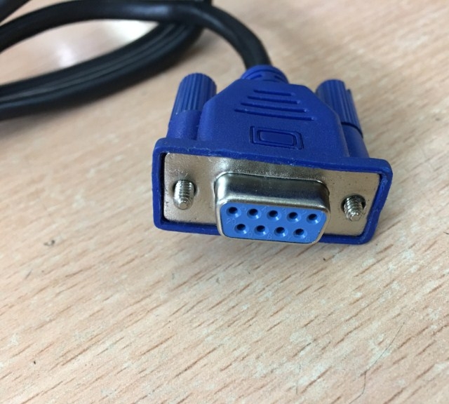 Cáp RS232C Null Modem or Cross Over Cable E315619 Multicore Screened DB9 Female to DB9 Female Length 1.8M