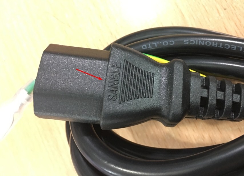 Dây Nguồn Có Tiếp Địa SANGLE DTI-2P-05 DTII-3P-42 Japan JIS C 3312 to C13 AC Power Cord 7A 125V 3x0.75mm 18AWG Length 1.8M