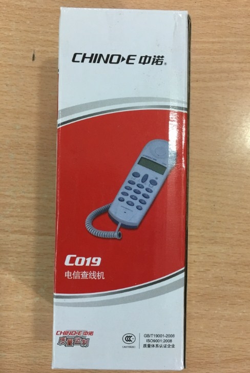 Bộ Test Check Telephone Line Có Màn Hình Tổ Hợp Test, Sửa Chữa Đường Dây Điện Thoại CHINO-E C019 Telephone Phone Line