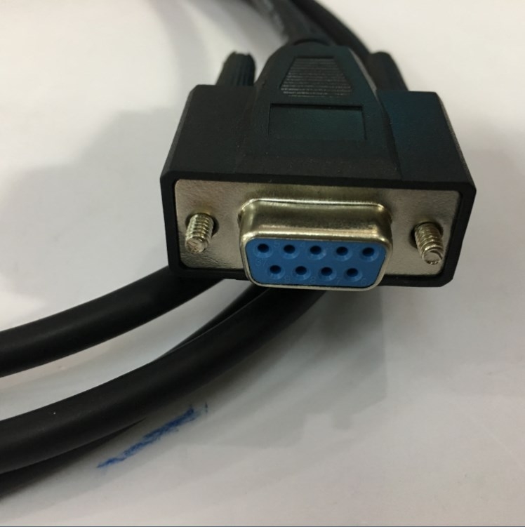 Cáp Máy In Hóa Đơn Tính Tiền Nhà Hàng Siêu Thị Hãng Cổng RS232 DB25 Male to DB9 Female For Printer EPSON TM-U295 TM-T88 TM-T88V Cable Black Length 1.8M