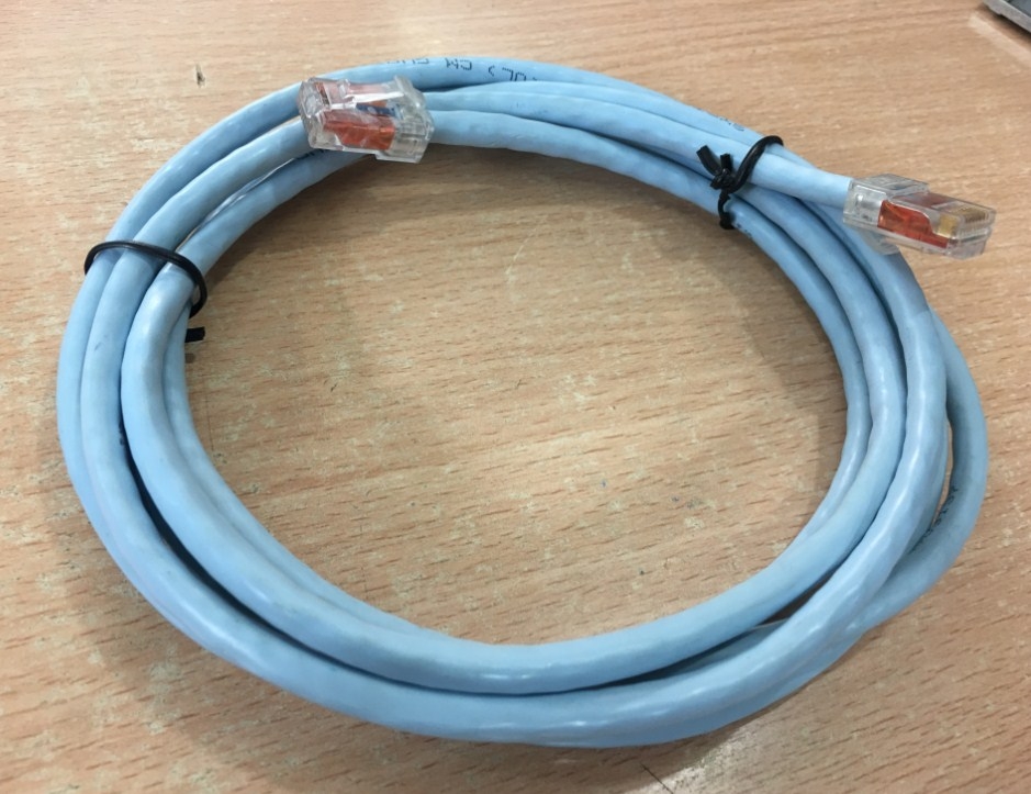 Dây Nhẩy SYSTIMAX Cat6 RJ45 UTP Patch Cord Straight-Through Cable PVC Jacketed Light Blue Length 1.5M