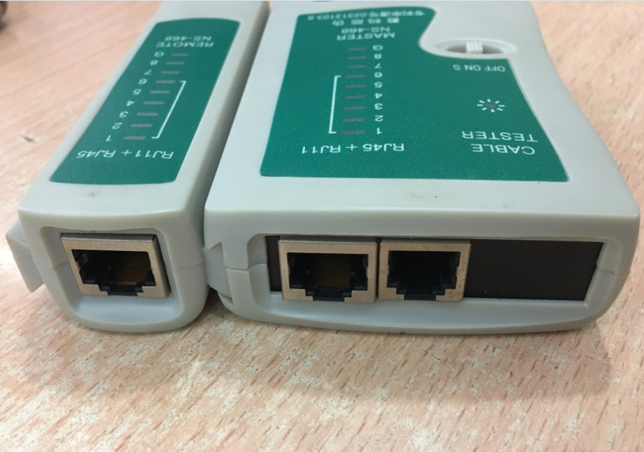 Bộ Test MASTER NS-468 Dây Mạng Cáp Điện Thoại Kiểm Tra Thử Đường Truyền RJ45 RJ11 RJ12 LAN