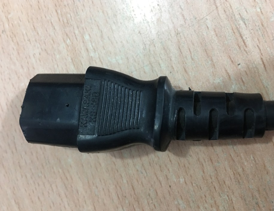 Dây Nguồn KAWASAKI KP-210 KS-16B NEMA 1-15P to C13 AC Power Cord 12A 125V 3x1.25mm 16AWG Length 2.1M
