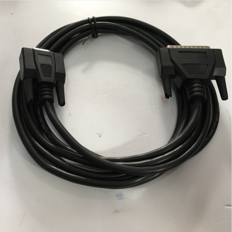 Cáp Máy In Mã Vạch Tem Nhãn Công Nghiệp SATO M84Pro PCM-1970-06 Serial Printer Cable Null Modem RS232 DB9 Female to DB25 Male Black Length 3M