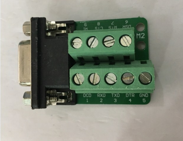 Khối Module Bắt Vít RS232 DB9 Female Terminal Block Header Connector Universal Adapter 1 Pack