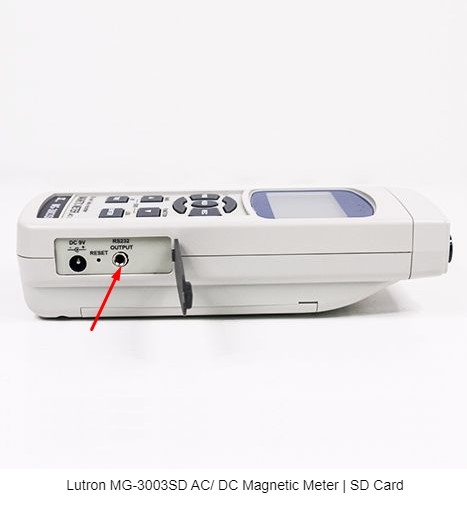 Cáp Kết Nối Đầu Ra Dữ Liệu Máy Đo Từ Trường Lutron MG-3003SD DW-6095SD FG-5005 3.5mm 2 Pole to RS232 DB9 Female UPCB-02 RS232 Interface Cable Length 1.5M