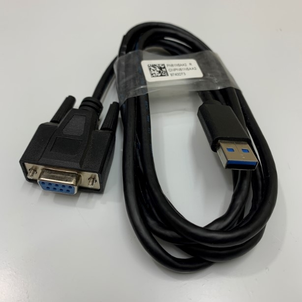 Cáp Lập Trình HMI Samkoon SK Series Với PLC VIGOR V/VH/VB/M Series Cable RS232 DB9 Female to USB Male Dài 1.8M Có Chống Nhiễu Shielded