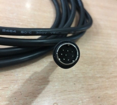 Cáp Điều Khiển Từ Xa VISCA PTZ Camera Control Cable Sony EVI/BRC/SRG Series RS232 8 Pin Mini DIN to DB9 Female Serial Black Length 3M