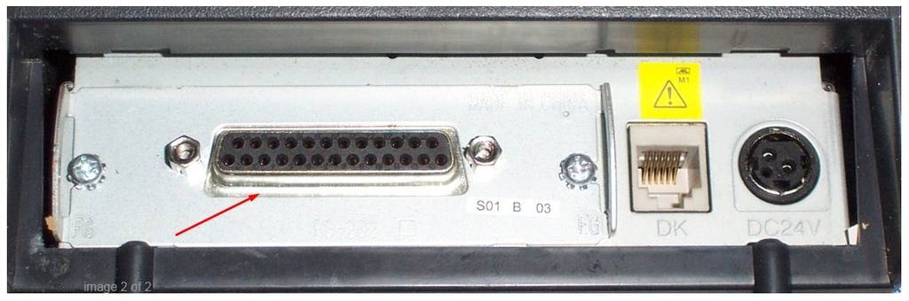 Cáp Điều Khiển Máy In Epson TM Với Két Đựng Tiền Maken MK 410 For Máy Bán Hàng Oracle MICROS Compact Workstation 310 and 310R BOS Cable RJ45 to DB25 Male Length 1.9M