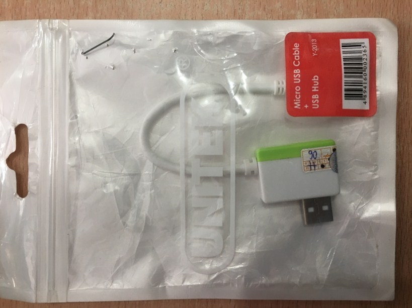 Cáp Chuyển USB AM to MICRO USB Cable UNITEK Y-2013 Length 1.5Cm