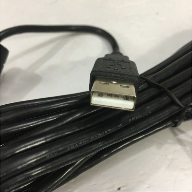 Cáp Lập Trình USB-CBL-AB15 USB 2.0 Type A to Type B 3M Cable For Connection Touch Panel Koyo C-More HMI to Computer Programming/Download