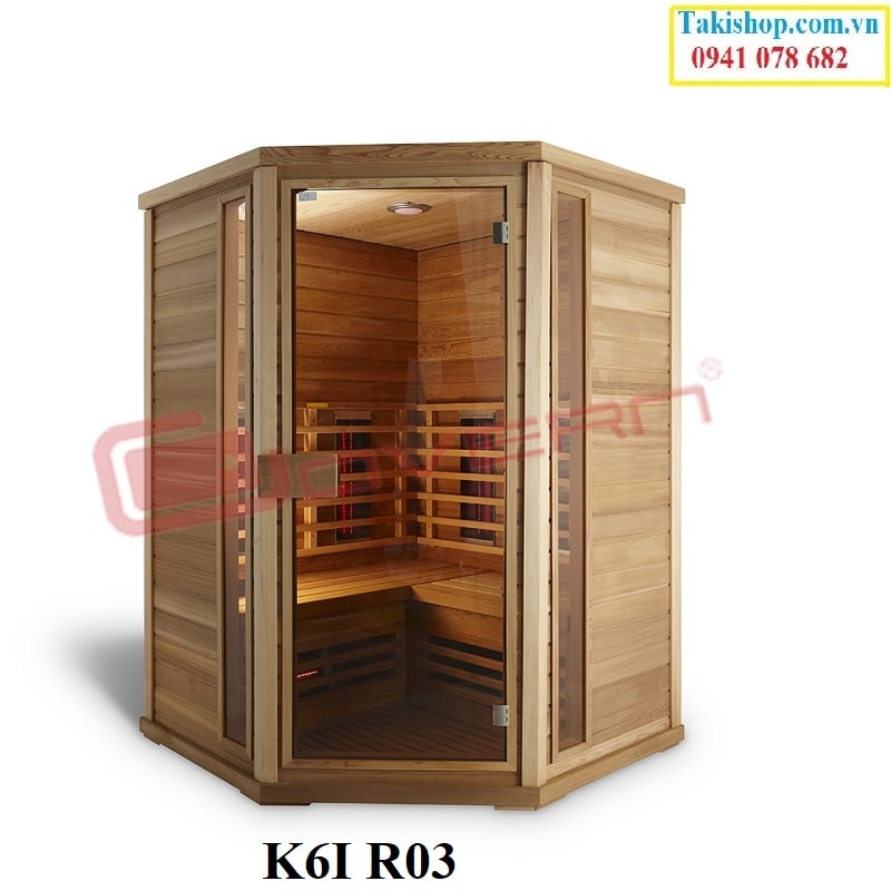 Govern K61 R03 phòng tắm xông hơi khô ướt bằng tia hồng ngoại mini giá rẻ nhập khẩu chính hãng