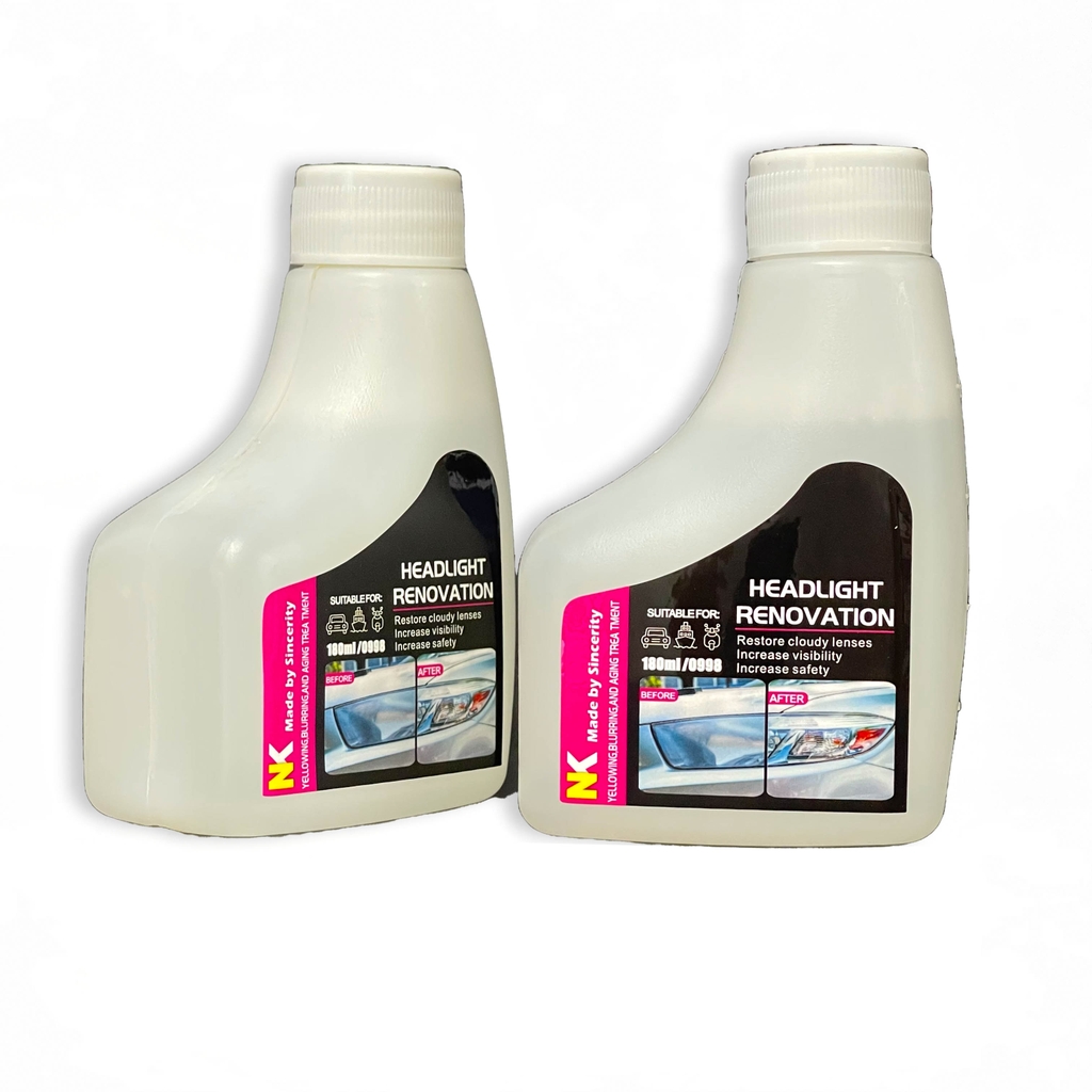 Dung Dịch Phục Hồi Đèn Pha Nhanh , Tẩy Mạ Chóa Đèn 180ml