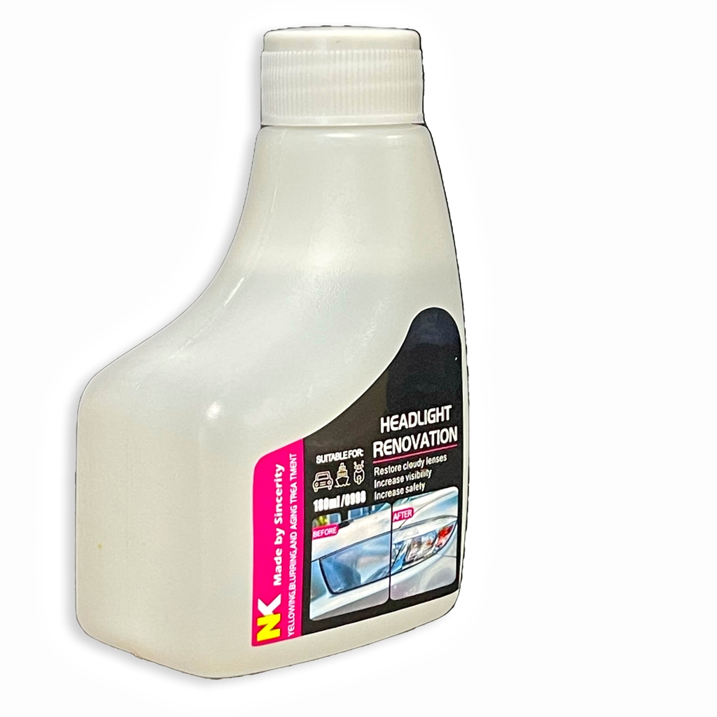 Dung Dịch Phục Hồi Đèn Pha Nhanh , Tẩy Mạ Chóa Đèn 180ml