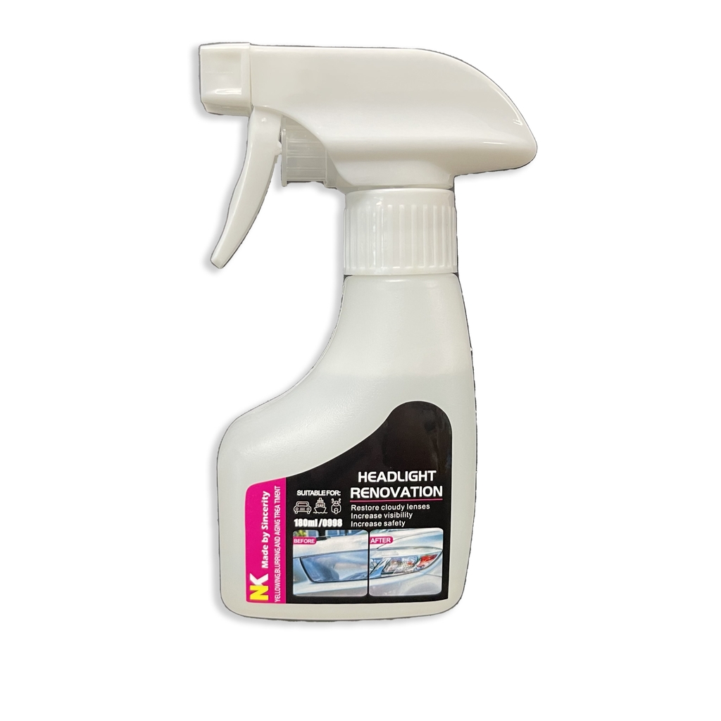 Dung Dịch Phục Hồi Đèn Pha Nhanh , Tẩy Mạ Chóa Đèn 180ml