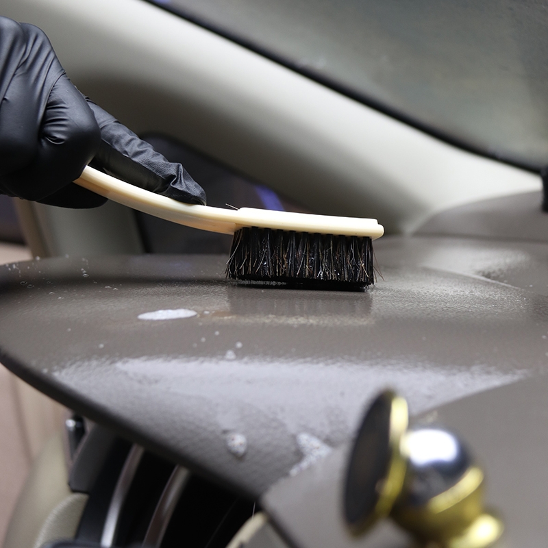 Bàn chải cầm tay ngắn vệ sinh nội thất dài 20 cm