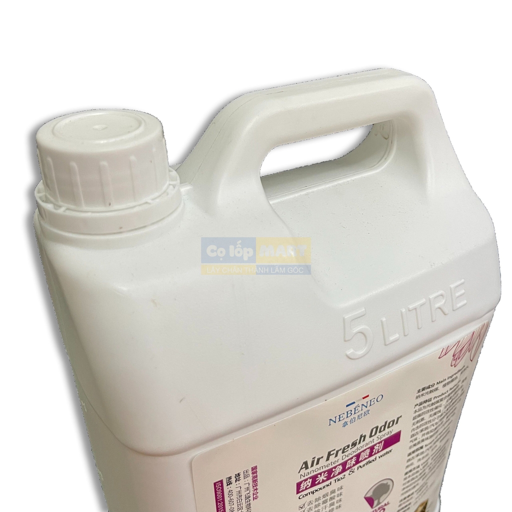 Dung Dịch Nano Khử Mùi Sương Lạnh Can 5L