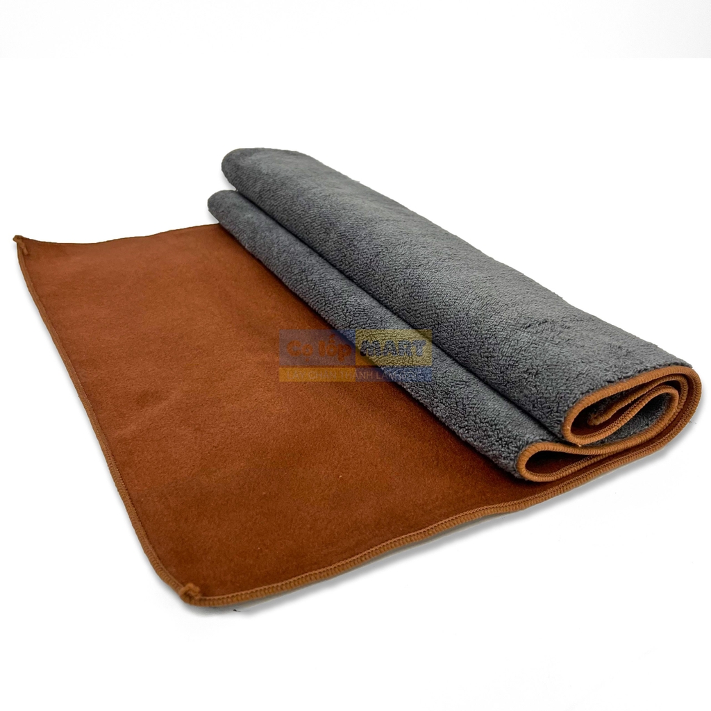 Khăn Hai Mặt Da Bò & Microfiber Cao Cấp NK