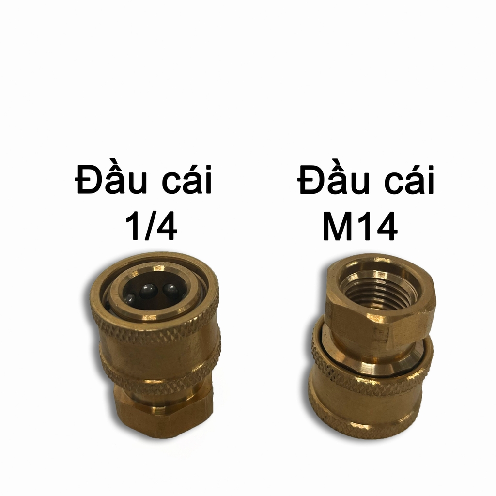 Khớp Nối Nhanh Máy Rửa Xe M14 | 1/4