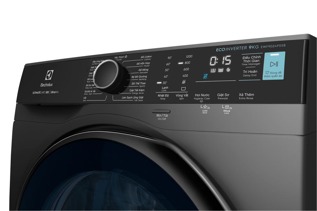Máy giặt Electrolux UltimateCare 500 Inverter 9 kg EWF9024P5SB